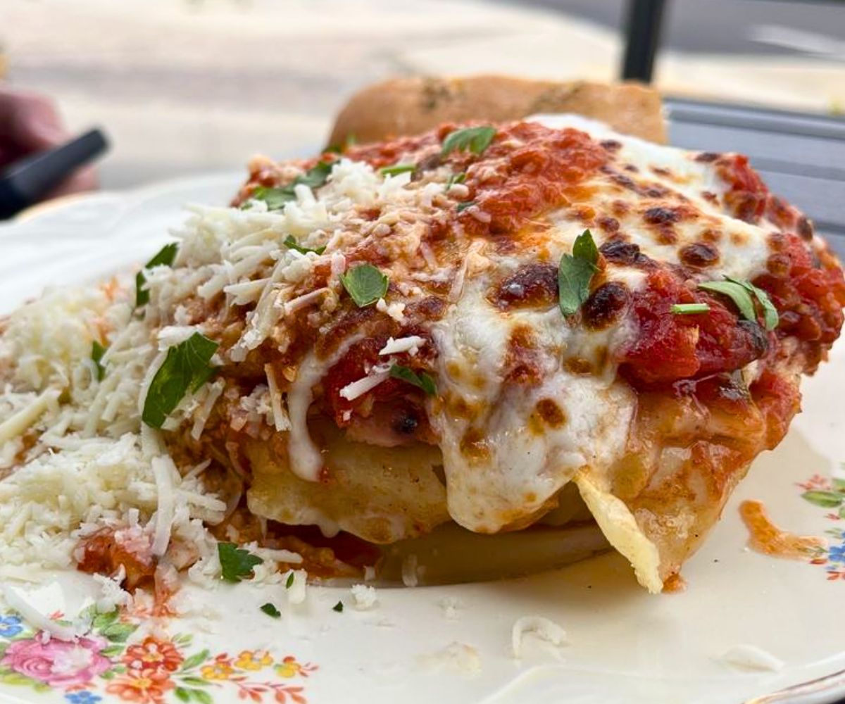 Lasagna at Italianesque in Nampa, Idaho