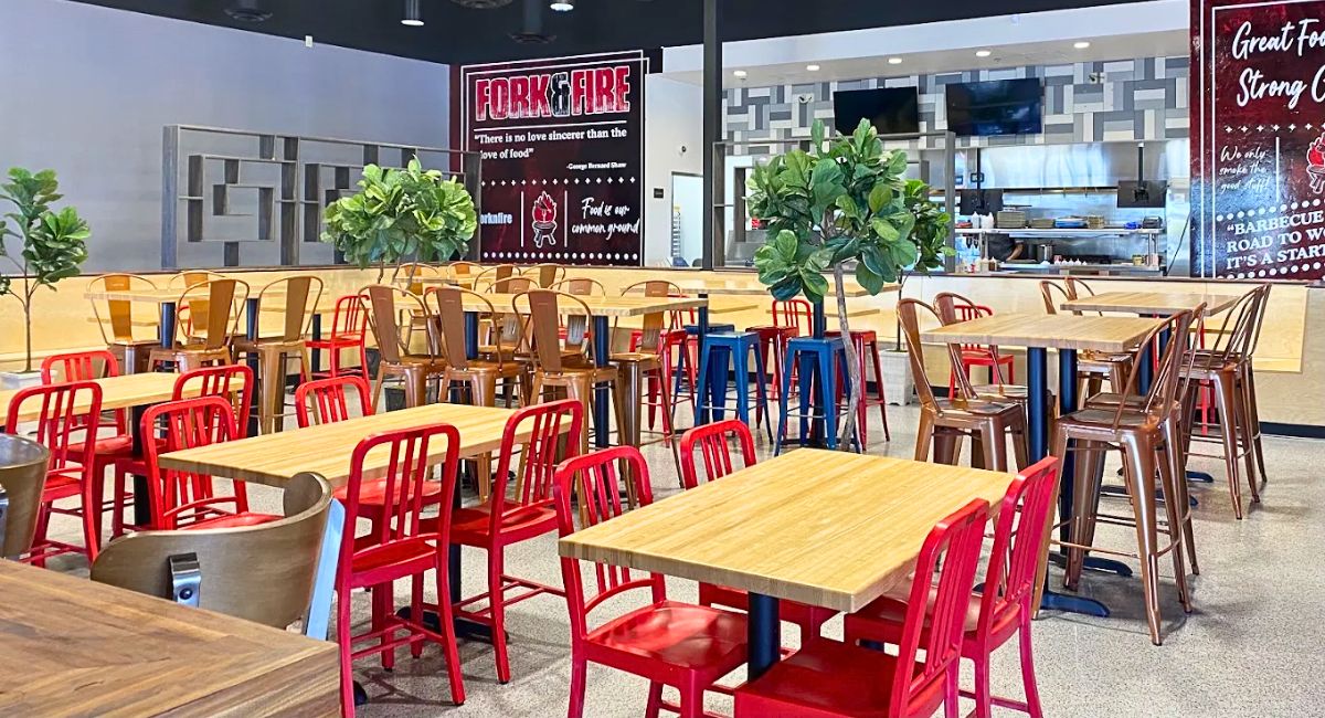 interior of Fork & Fire in Oro Valley, AZ