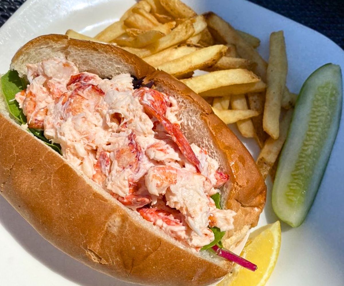 Lobster Roll at George's Of Galilee in Narragansett, RI