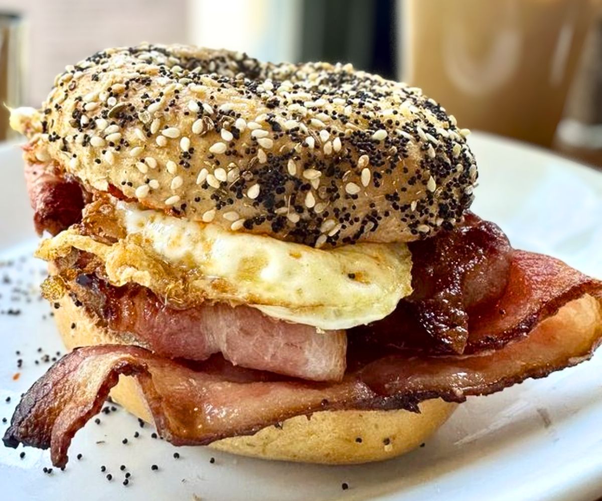 Bacon, Egg, and Cheese Sandwich at Watershed Cafe & Bistro in Oregon City, Oregon