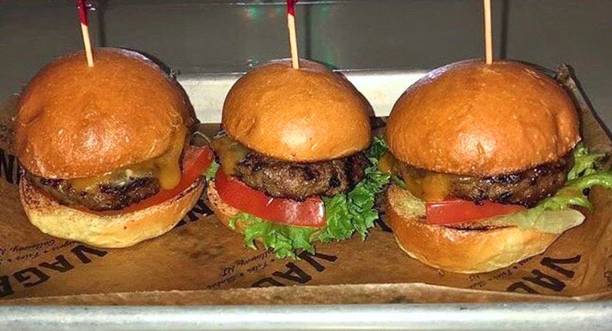 beef sliders at Vagabond Kitchen & Tap House in Atlantic City, New Jersey