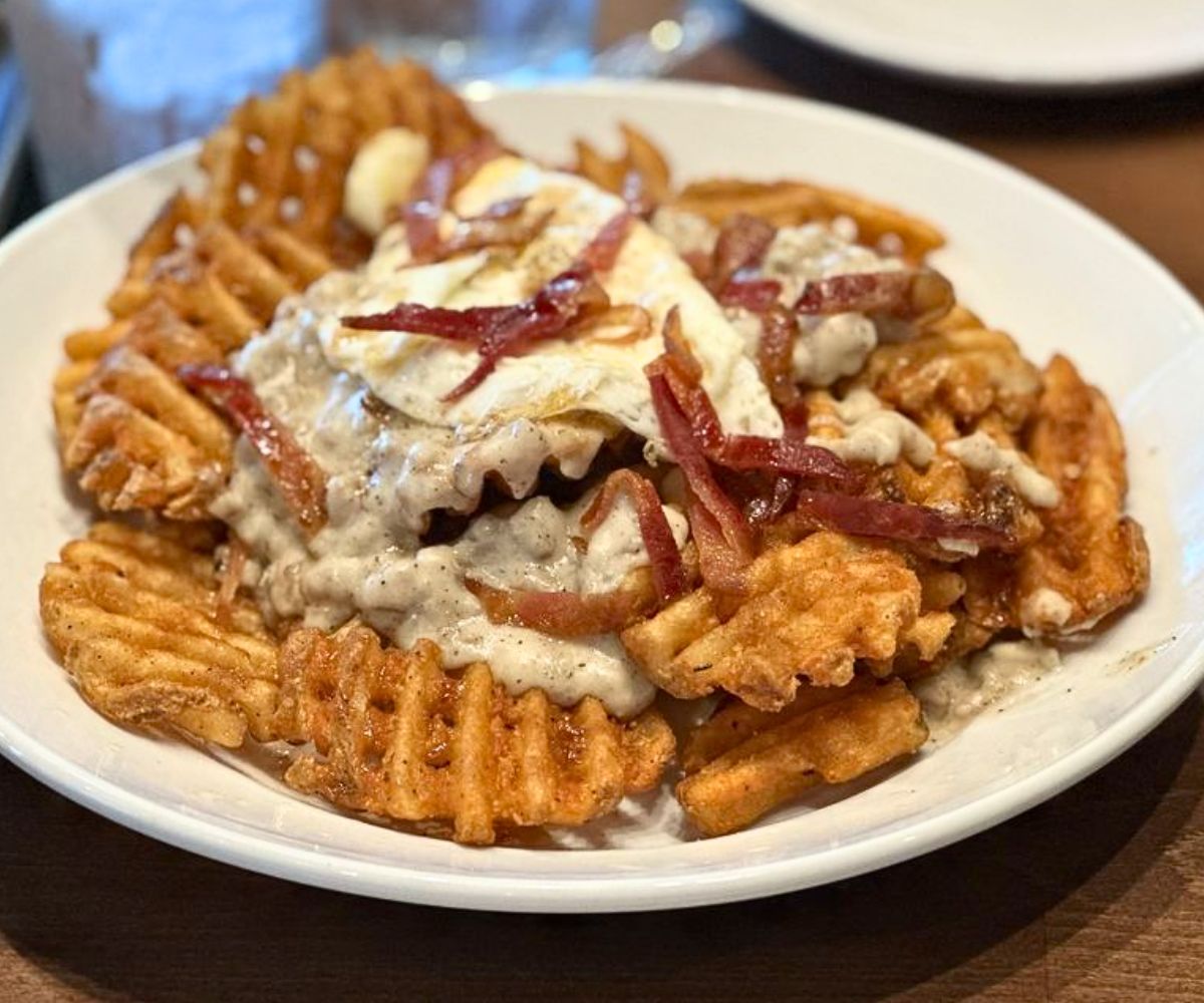 Brunch Waffle Fries at Antilogy in Greenwood, Indiana