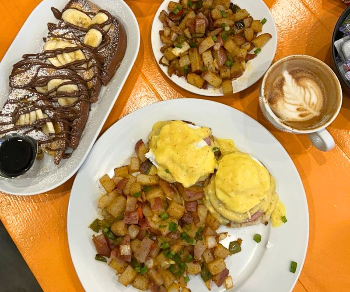 breakfast at The Peachtree Cafe in Lawrenceville, Georgia