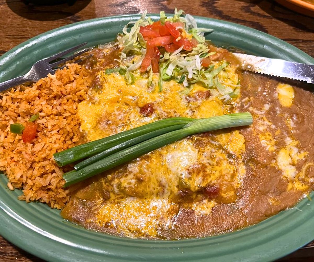 Chicken Enchiladas at El Jardin in Commerce City, Colorado