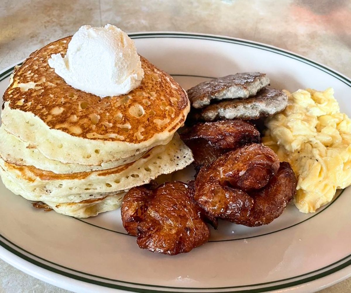 Lumberjack Breakfast at Palace Diner in Biddeford, Maine