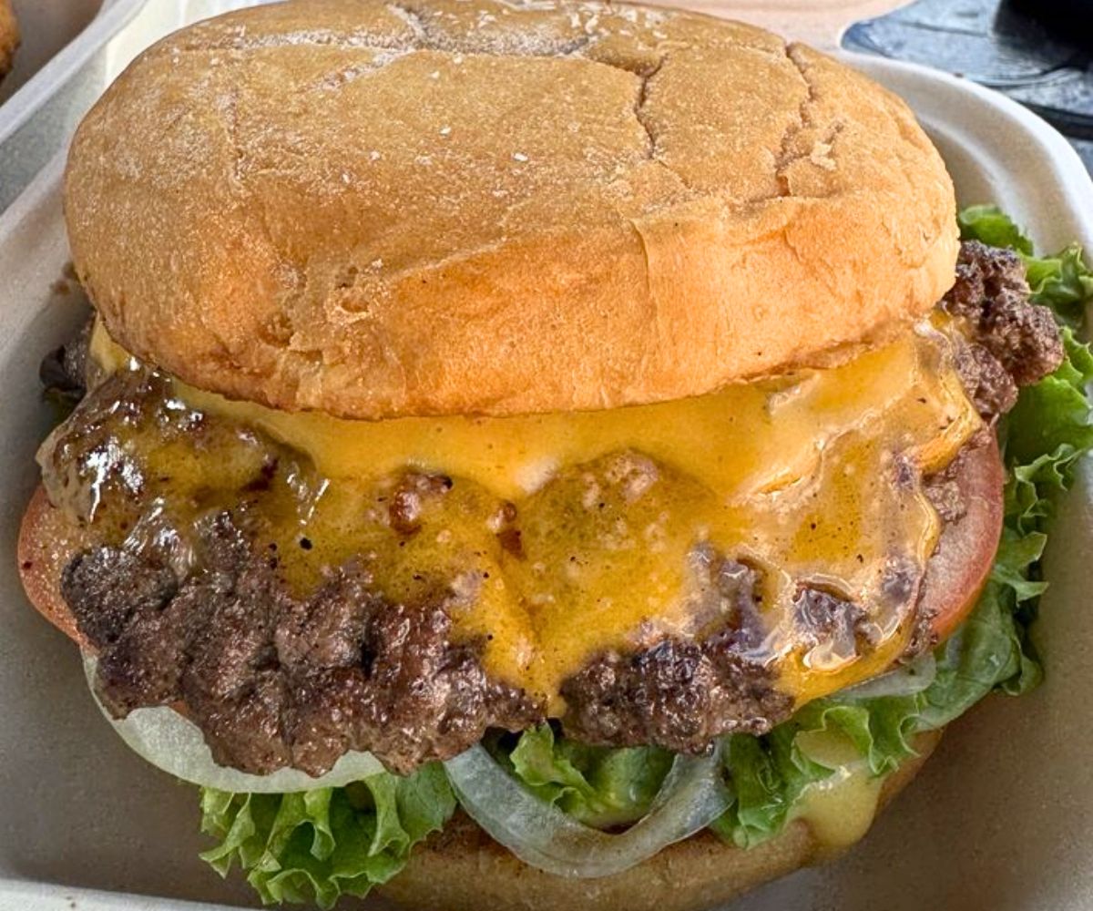 All-American Smashburger at Shay's Smashburgers in Aiea, Hawaii