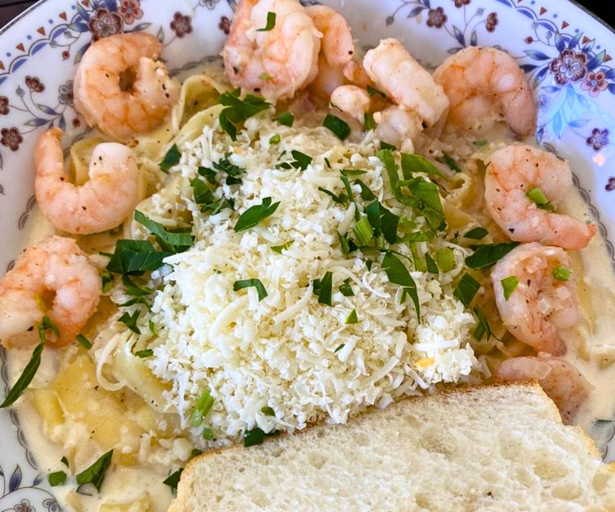 Shrimp Fettuccine at Italianesque in Nampa, ID