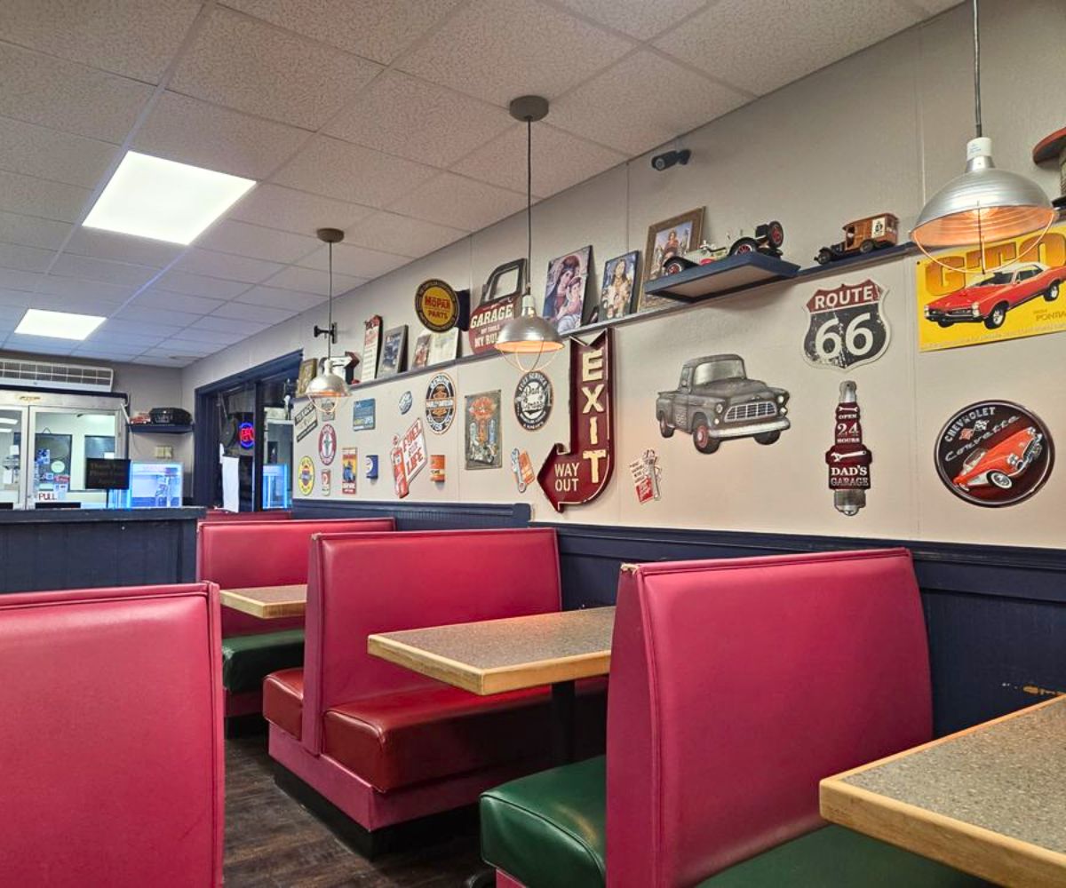 interior of Dad's Garage in Mechanicsburg, Pennsylvania