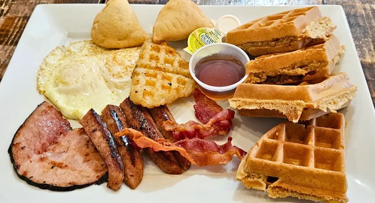Big Breakfast Combo at Le Bistreaux in Alexandria, Louisiana