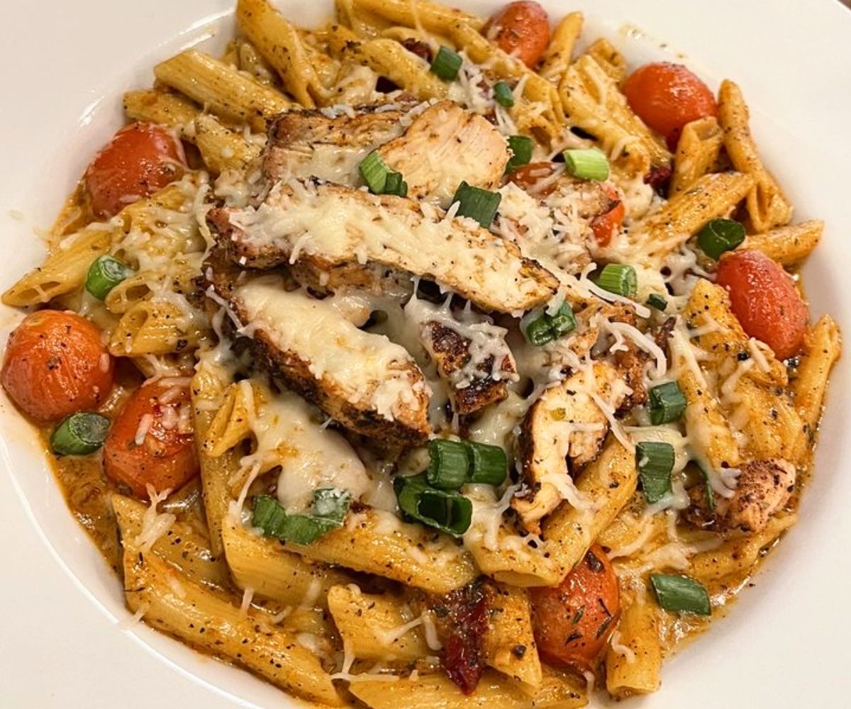 Blackened Chicken Pasta at Bon Temps Grill in Lafayette, LA