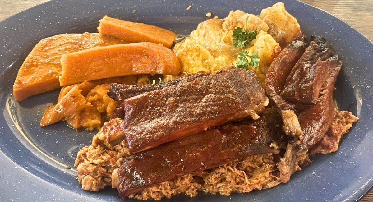 3-Meat Combo at The Prime Smokehouse in Rocky Mount, NC