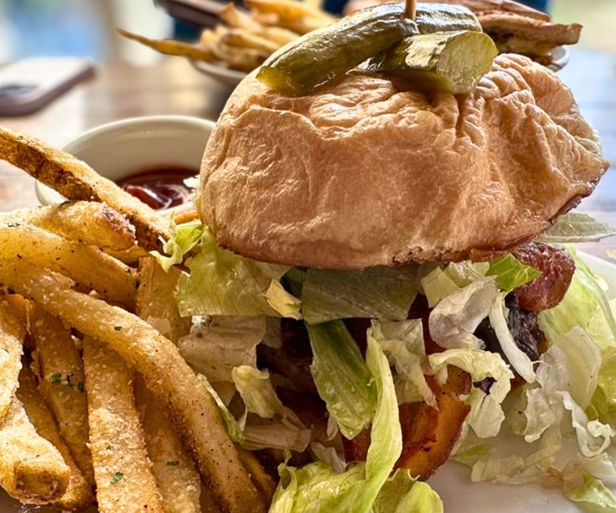 The Copper Onion Burger at The Copper Onion in Salt Lake City, Utah