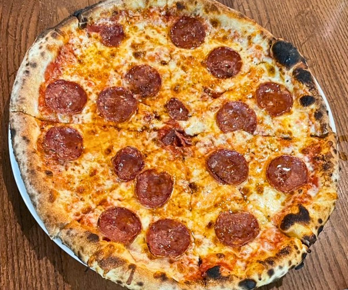 Sopressata Hot Honey Pizza at Camporosso in Fort Mitchell, KY
