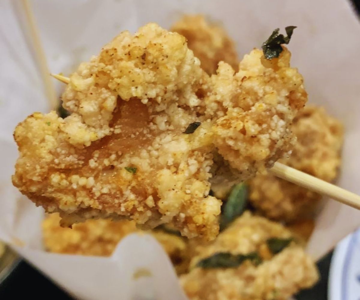 popcorn chicken at canaan cafe in lomita california