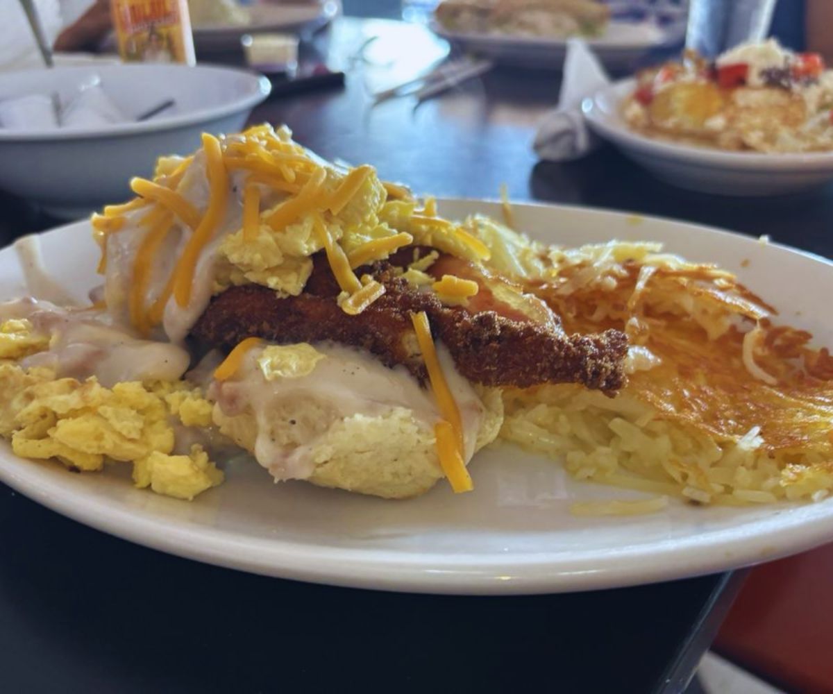 hangover deluxe at nick's 50's Diner in west palm beach, florida