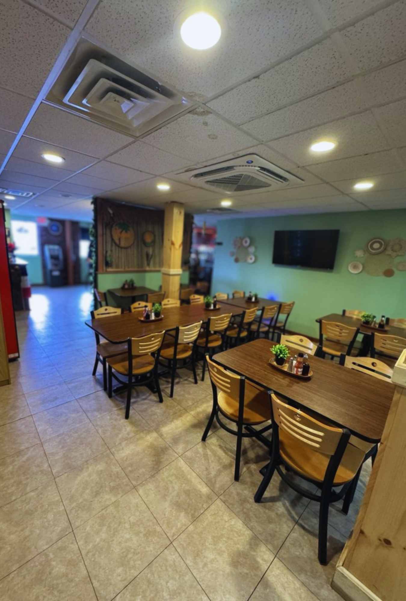 inside decor at kusina de isla in Harrisburg, PA