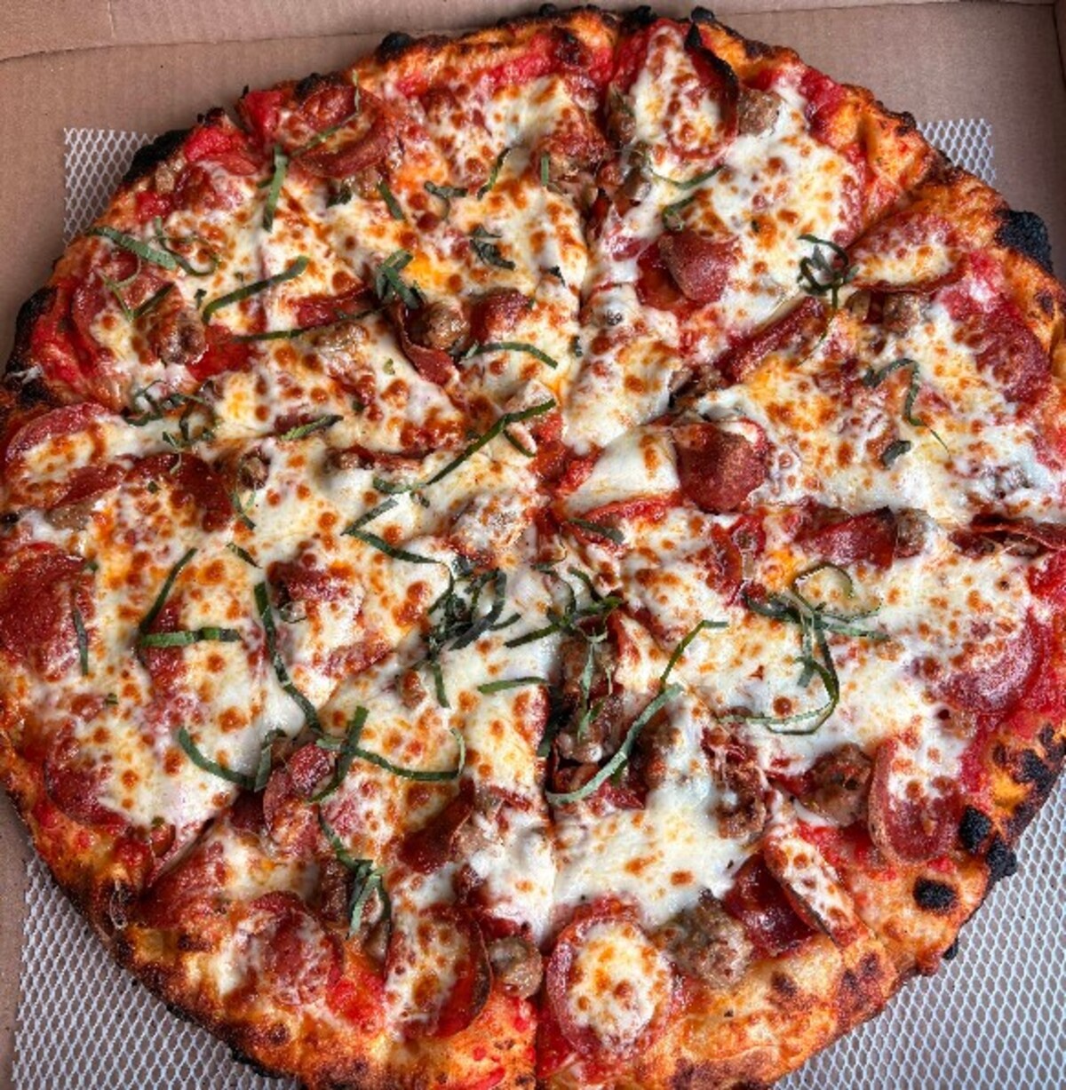 Food in Big Pauly's Wood Fired Pizza, Plainfield, IL