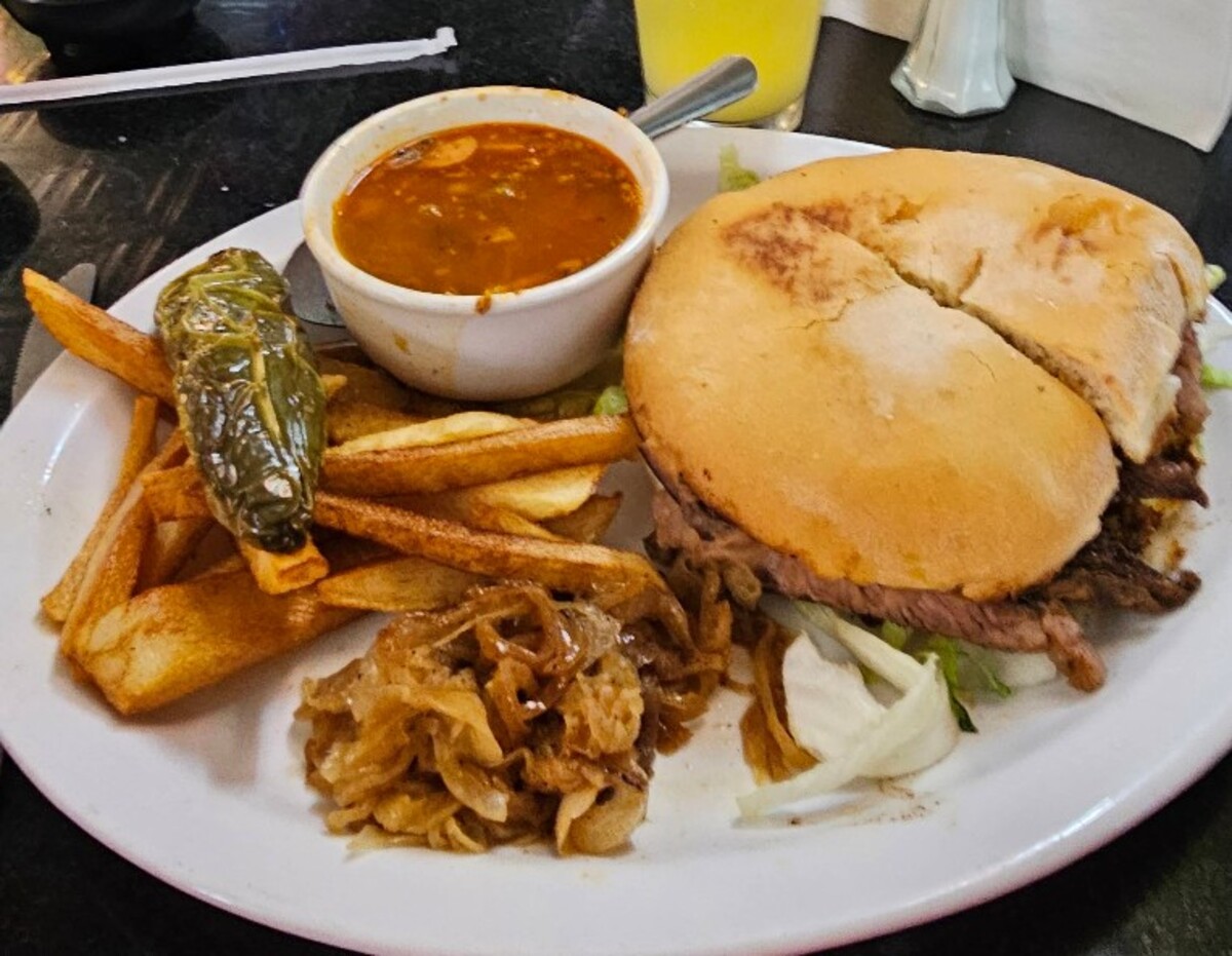 Food in L & J Cafe, El Paso, TX