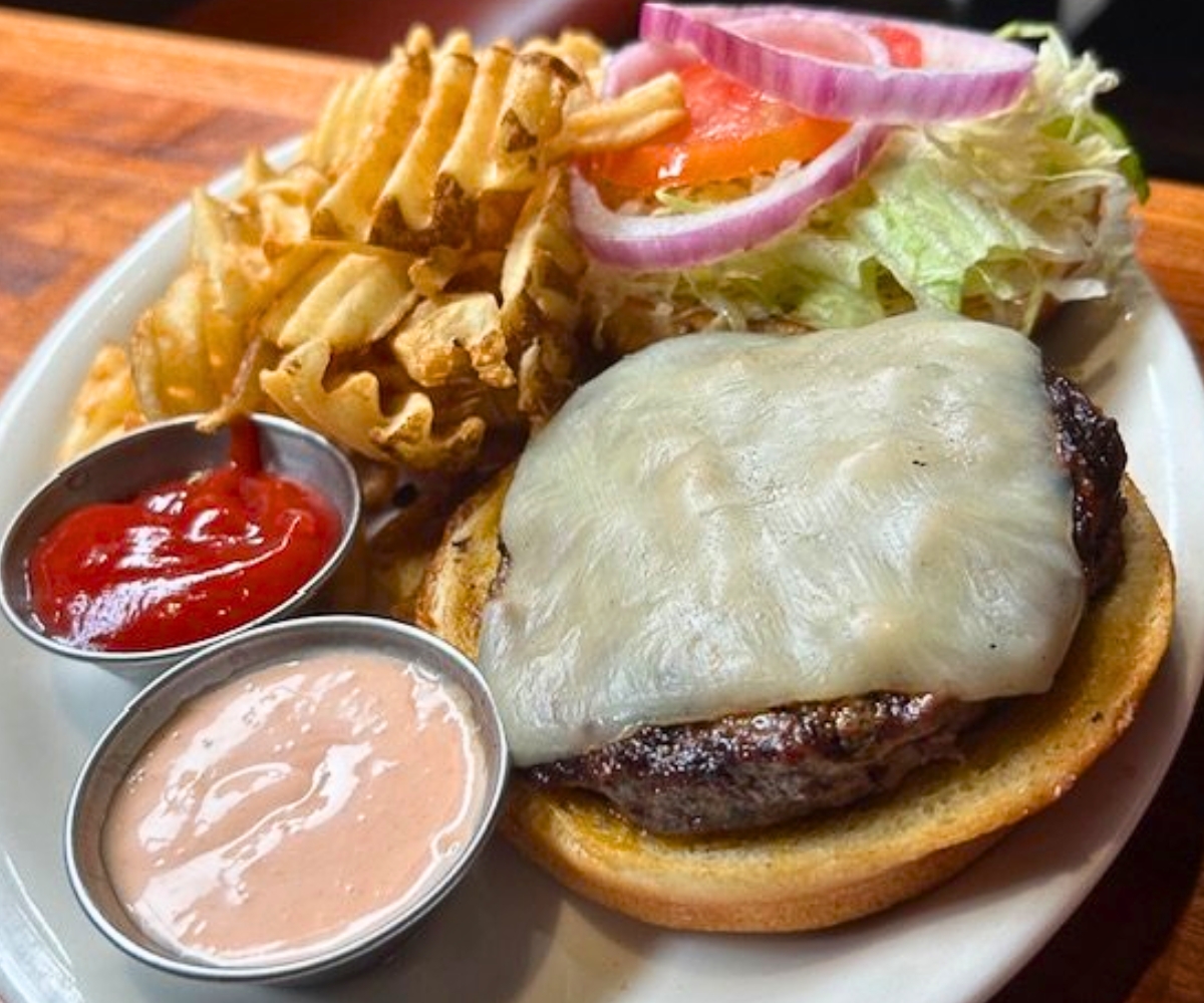 Cajun Jack Burger at MarketPlace Grill in Springdale, Arkansas