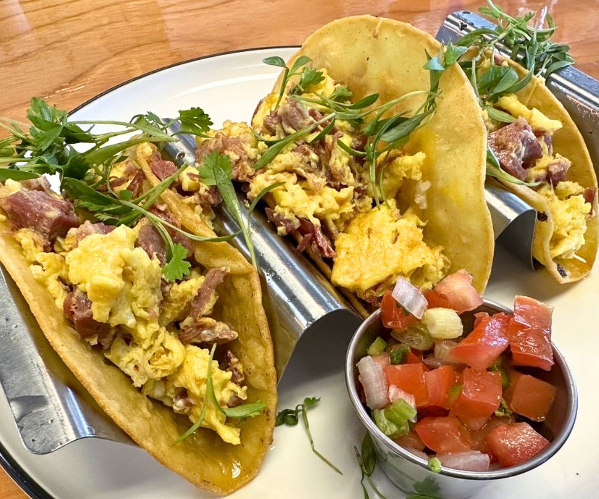 Breakfast Tacos at Tipsy Chef Café in Meridian, Idaho