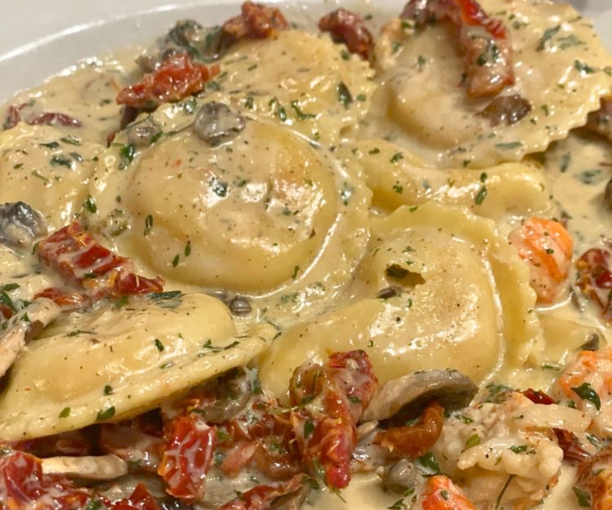 Lobster Ravioli at Rusty's Riverfront Grill in Vicksburg, Mississippi