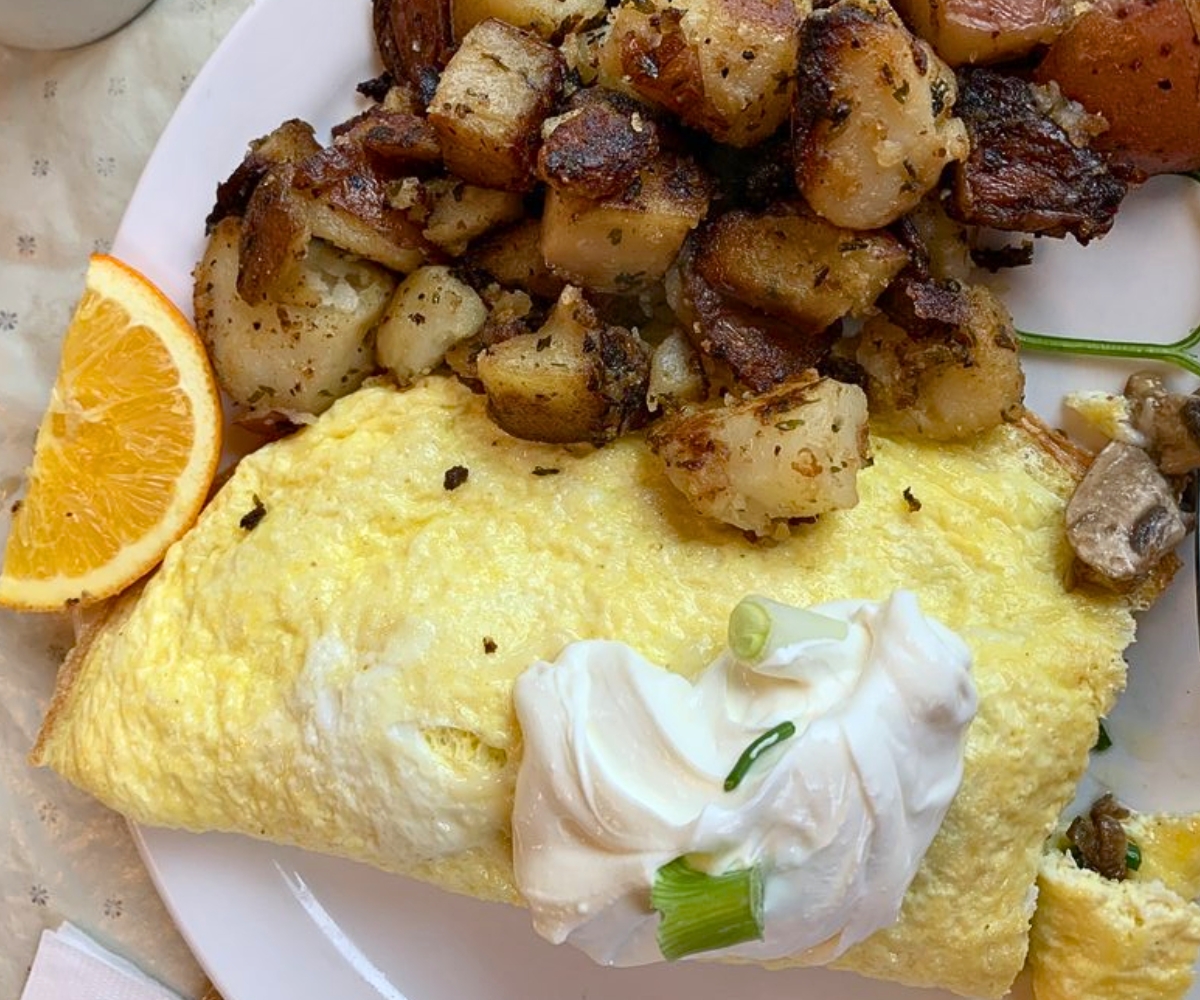 My Favorite Omelette at Lazy Susan Cafe in Cannon Beach, OR