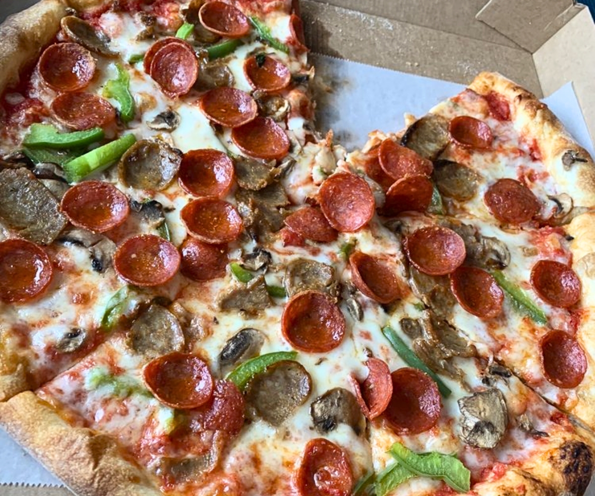 Hiker's Special at Pizzoco Pizza Parlor in Winchester, Virginia