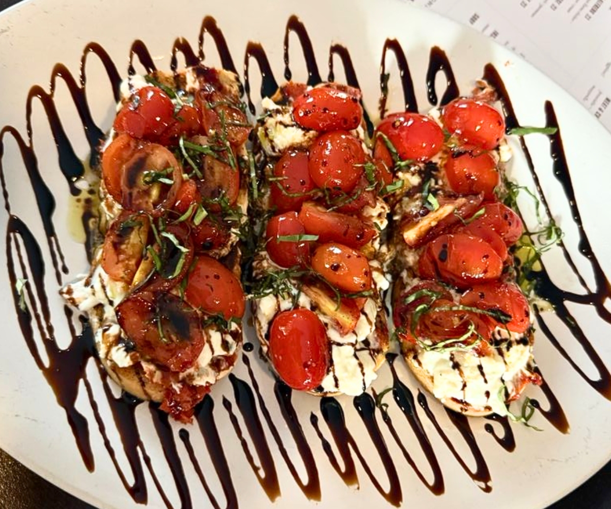 Bruschetta at Giardino in Chattanooga, TN