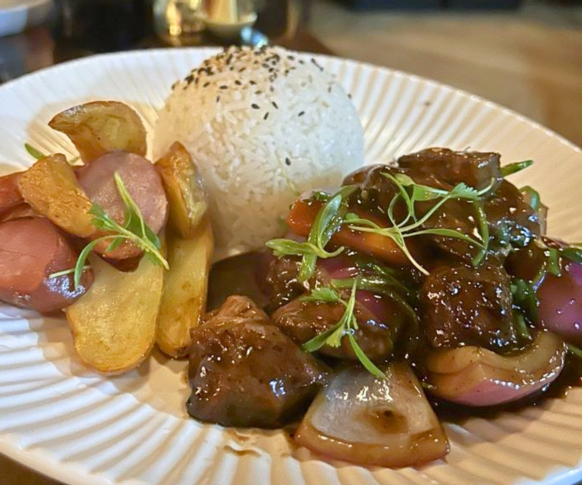 Nikkei Lomo Saltado at Katana Cocina Nikkei in Weston, FL