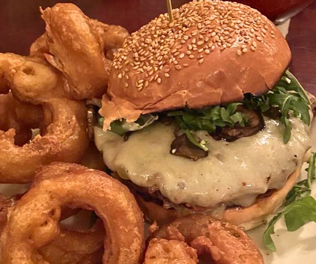 Fun Guy Burger at Rocky Hill Inn in Rocky Hill, NJ