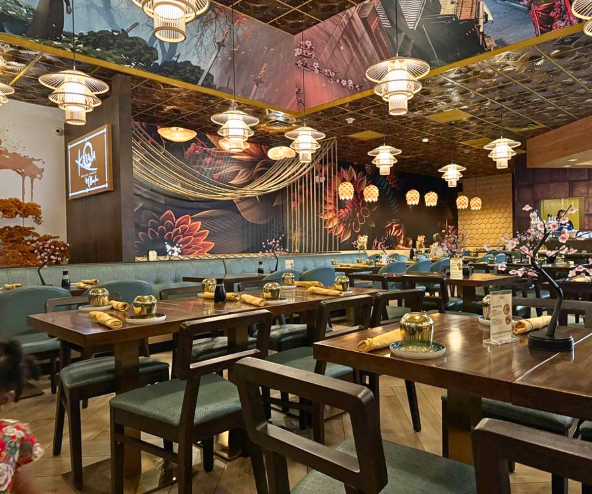 interior of Katana Cocina Nikkei in Weston, Florida