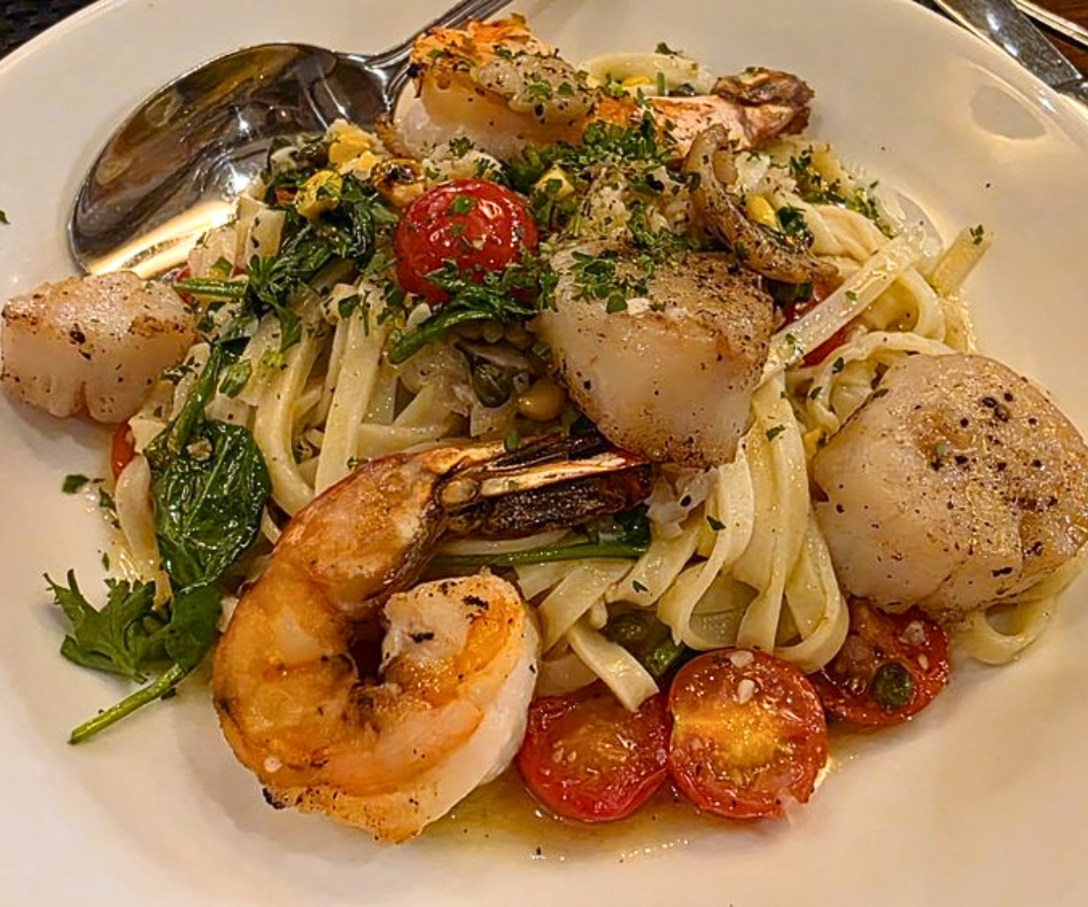 Seafood Pasta at Josie's Table in Albany, New York