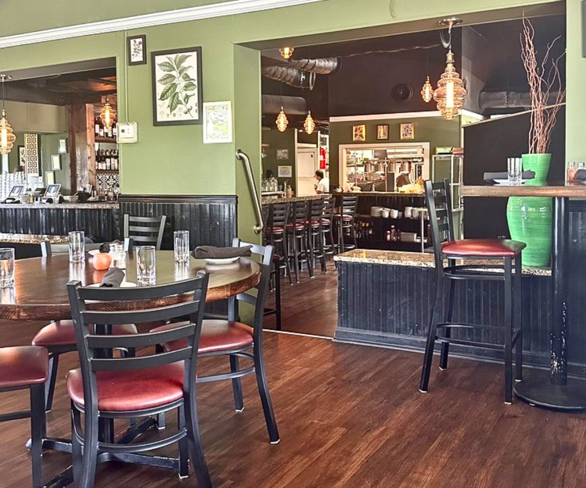 interior of Giardino in Chattanooga, Tennessee
