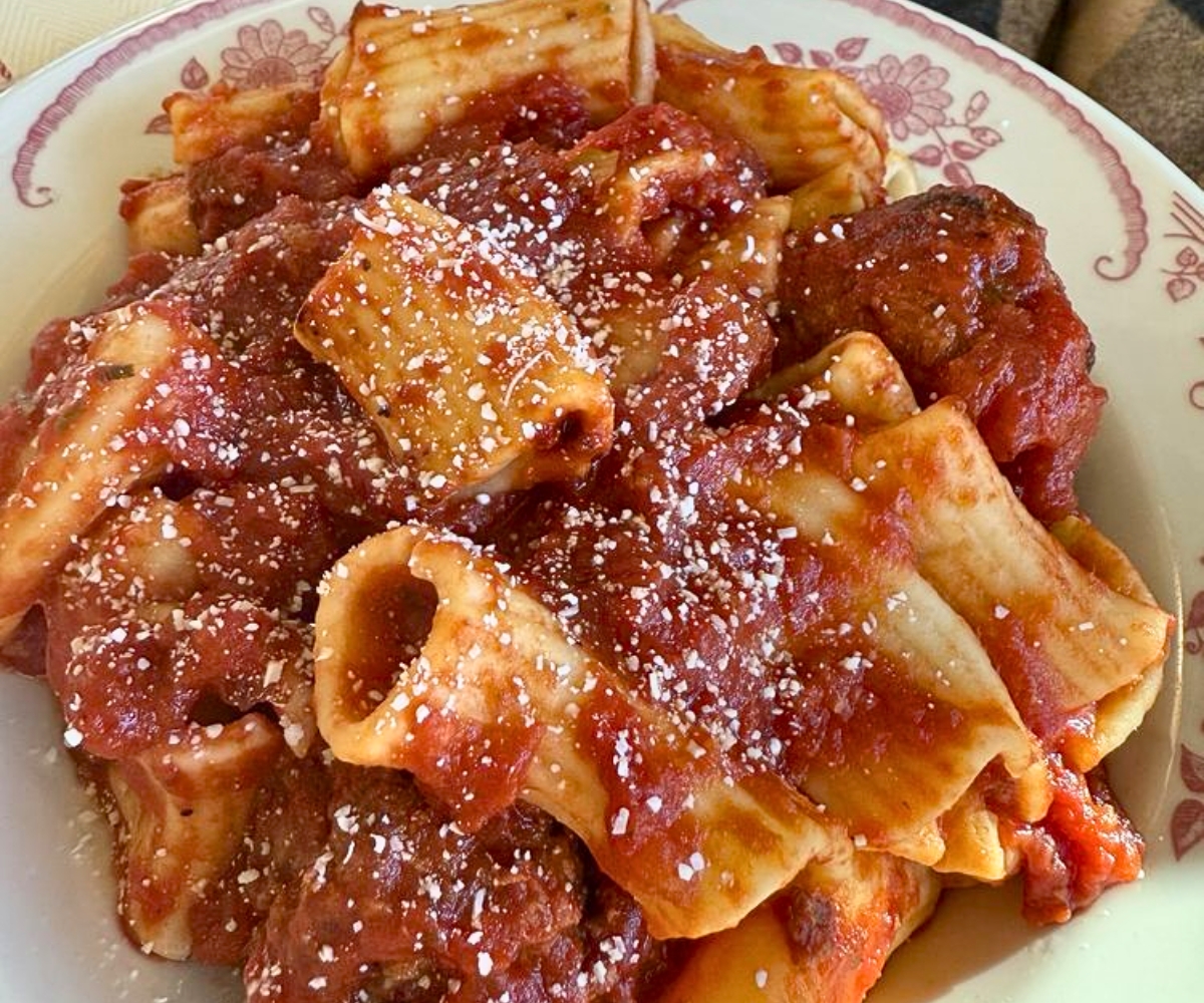 pasta at Pressa Italia in Broken Bow, OK