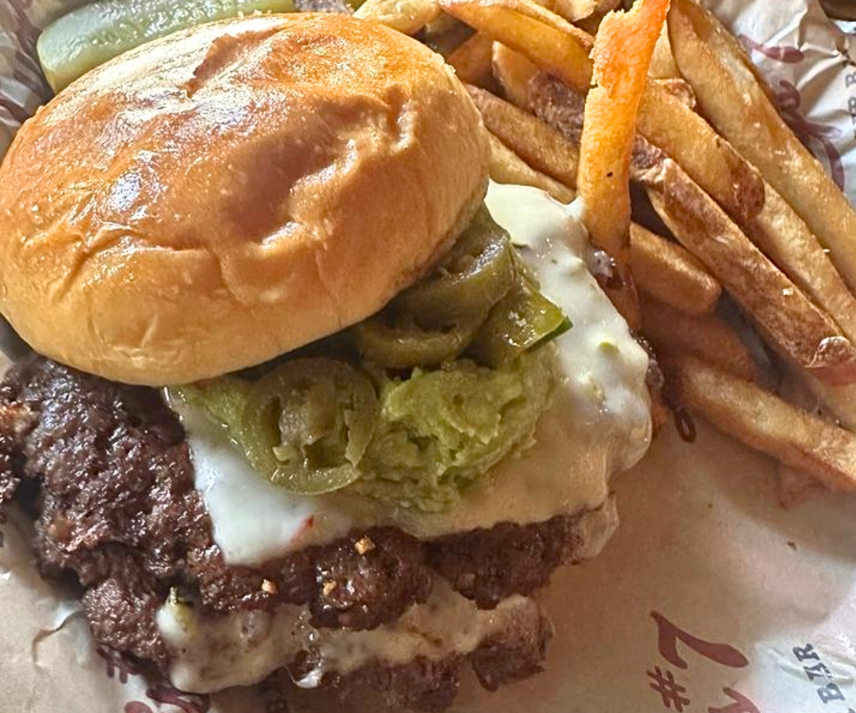 Spicy Lucy at Lucy's #7 Burger Bar in Beloit, Wisconsin