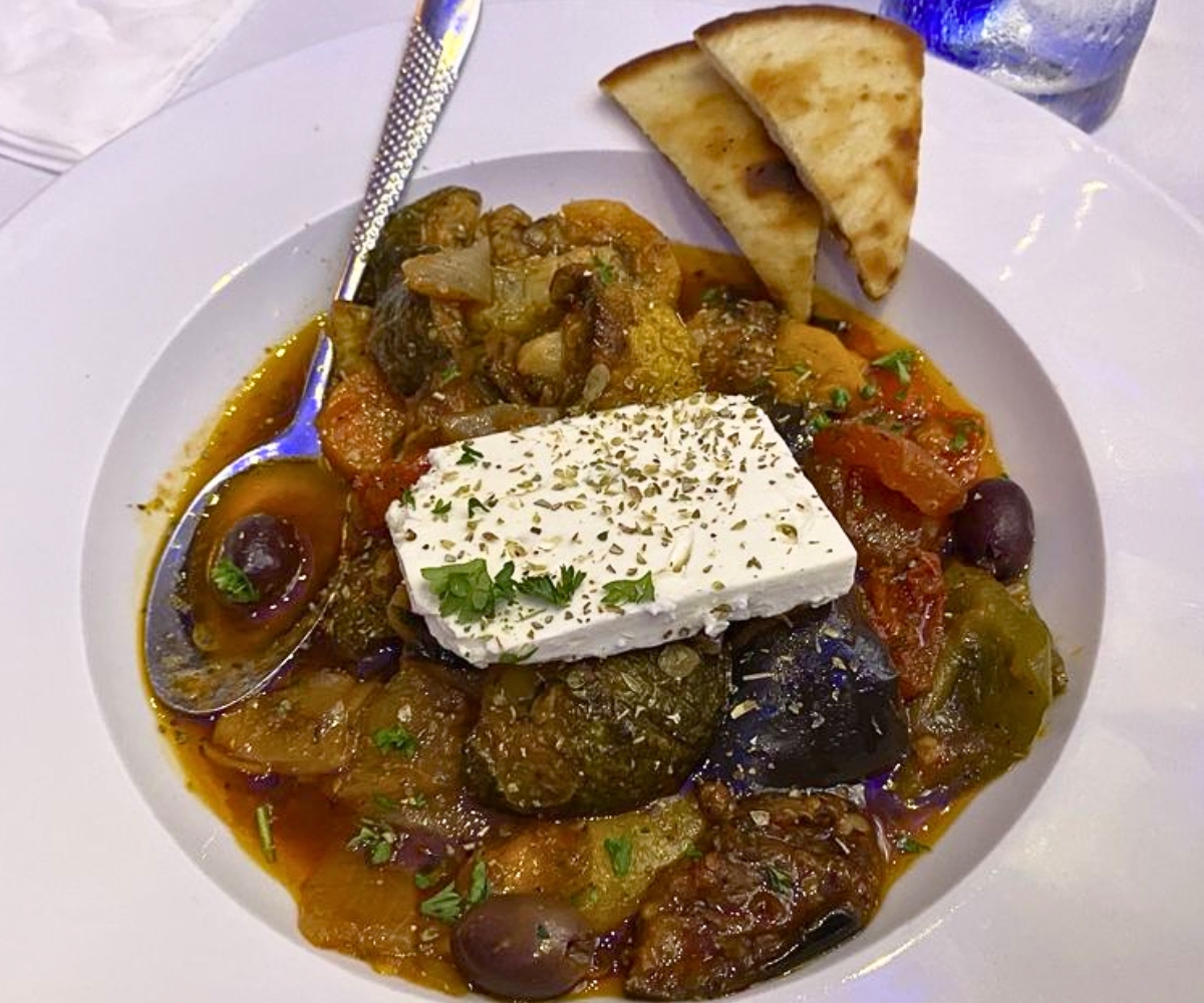 Vegetarian Briamai at Anna's Restaurant in Bowling Green, KY