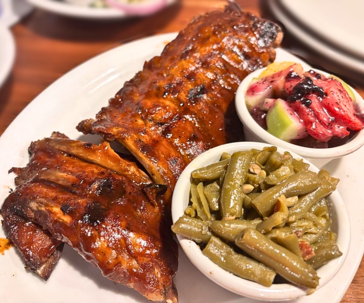 ribs at MarketPlace Grill in Springdale, AR