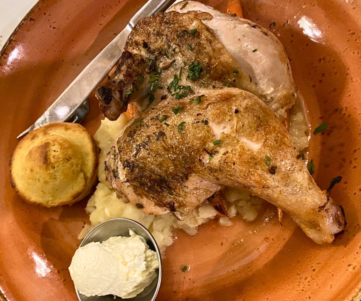 Rotisserie Half Chicken at Bird & Jim in Estes Park, CO
