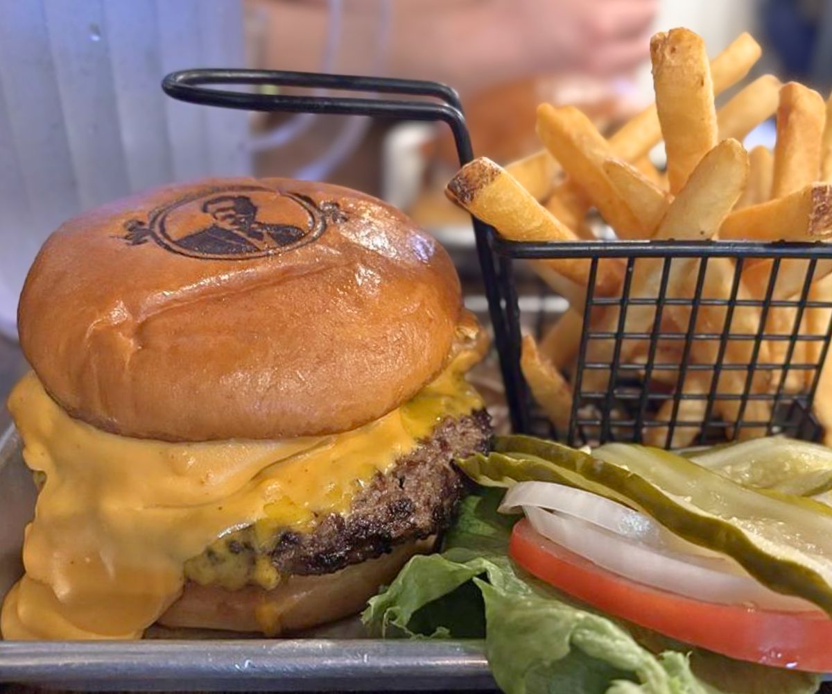 The Frontier Sheriff at TR's Burgers in West Yellowstone, Montana