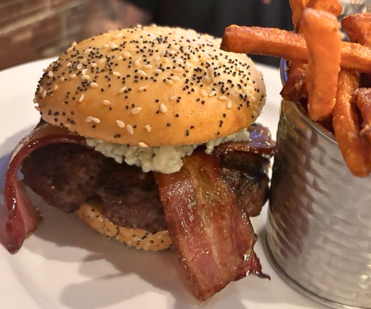 Chuck's Burger at The Brickyard Restaurant in Williamsport, Pennsylvania