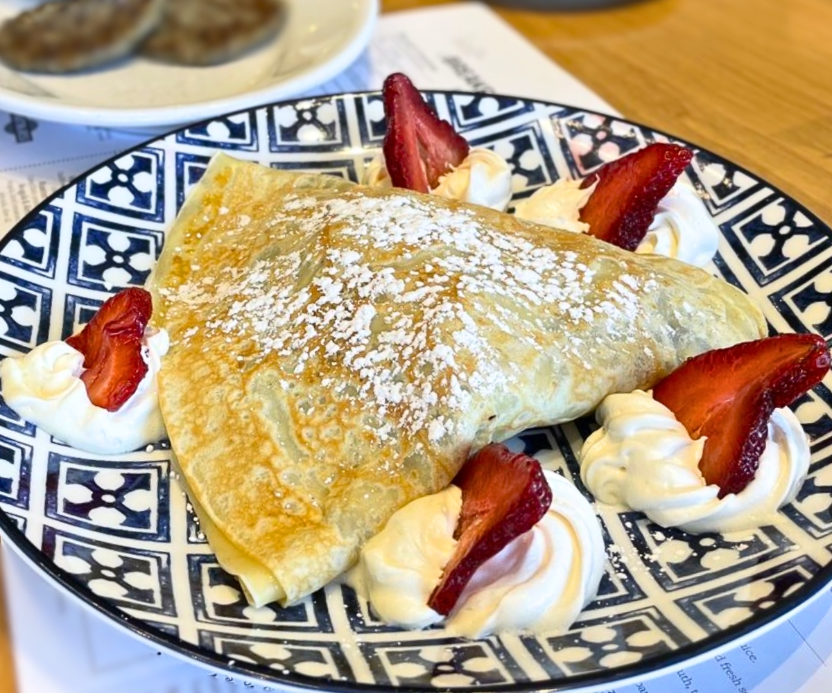 Strawberry Nutella Crepe at Caffé Buondí in Carmel, Indiana