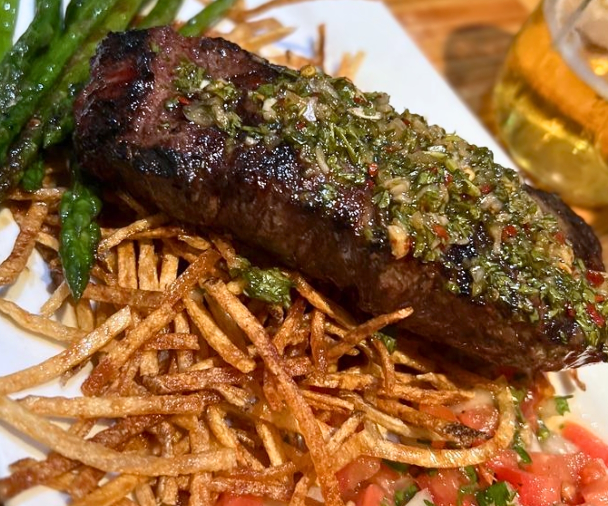 Steak Frites at Back 40 Ranch House Grill in Heber City, Utah