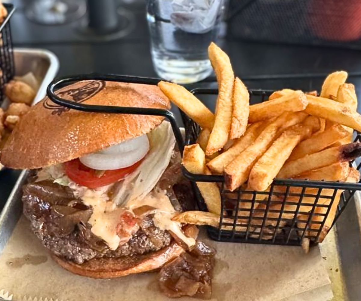 President at TR's Burgers in West Yellowstone, MT