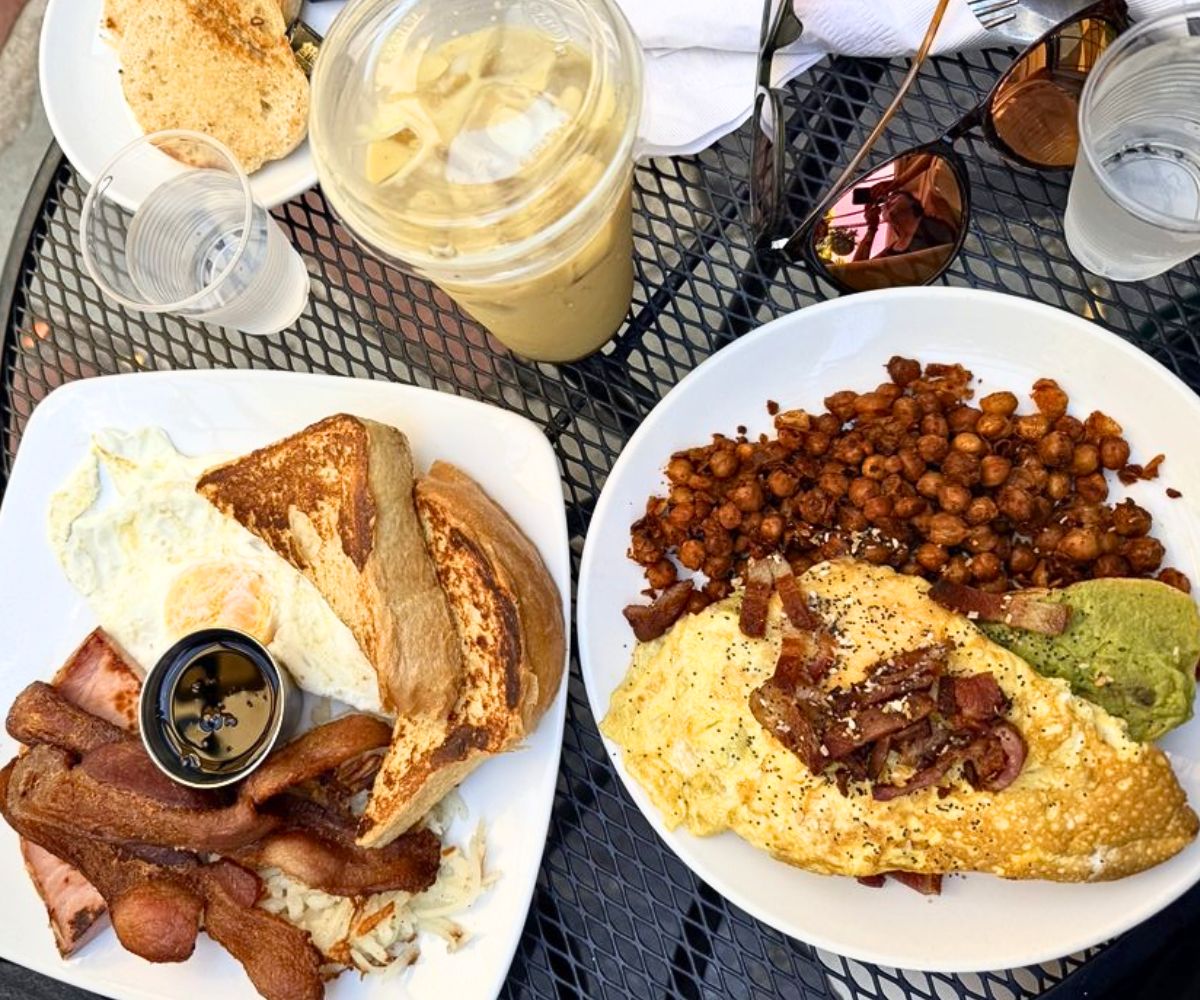 Breakfast at The Beehive Cafe in Bristol, Rhode Island