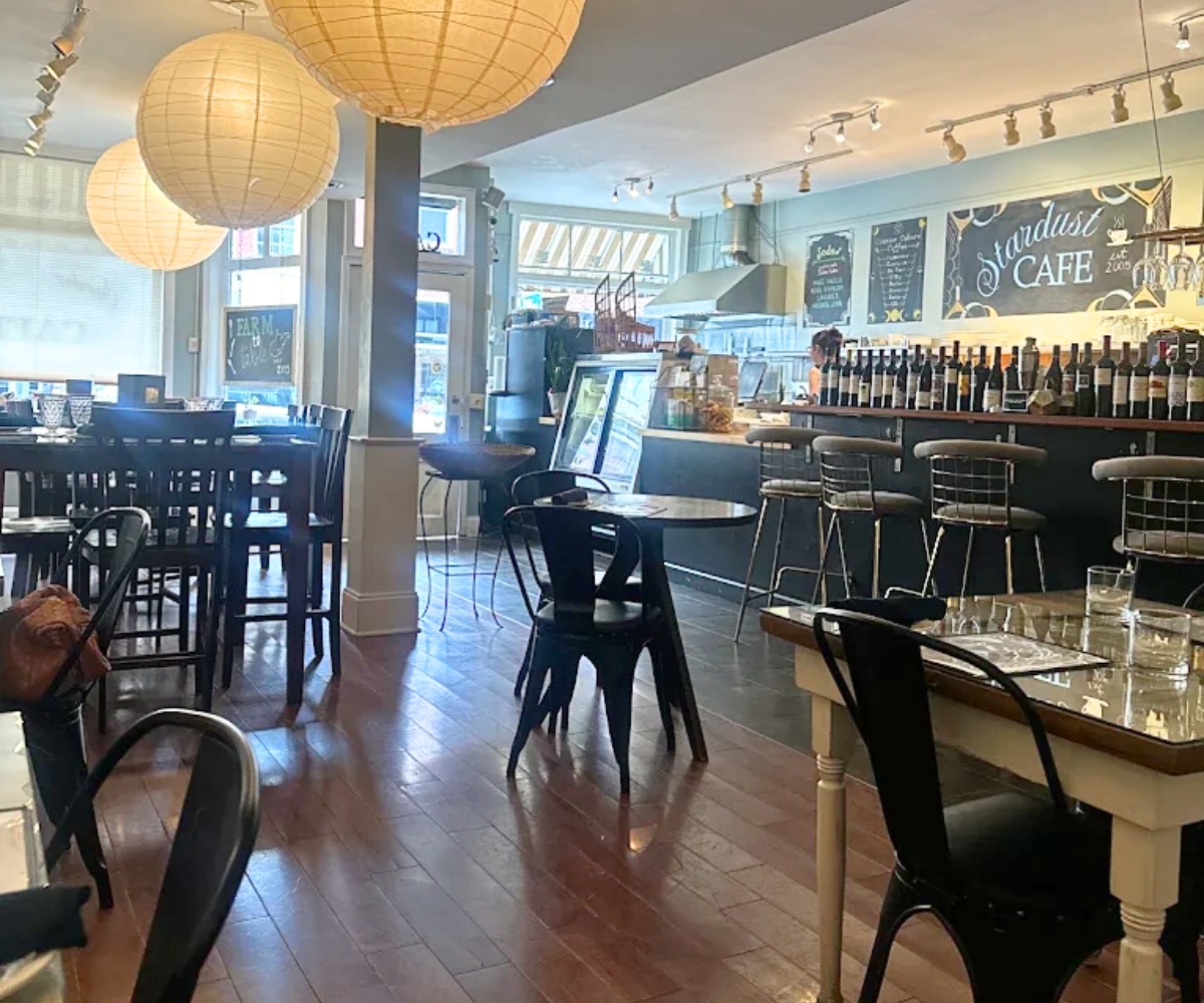 interior of Stardust Cafe in Lewisburg, WV