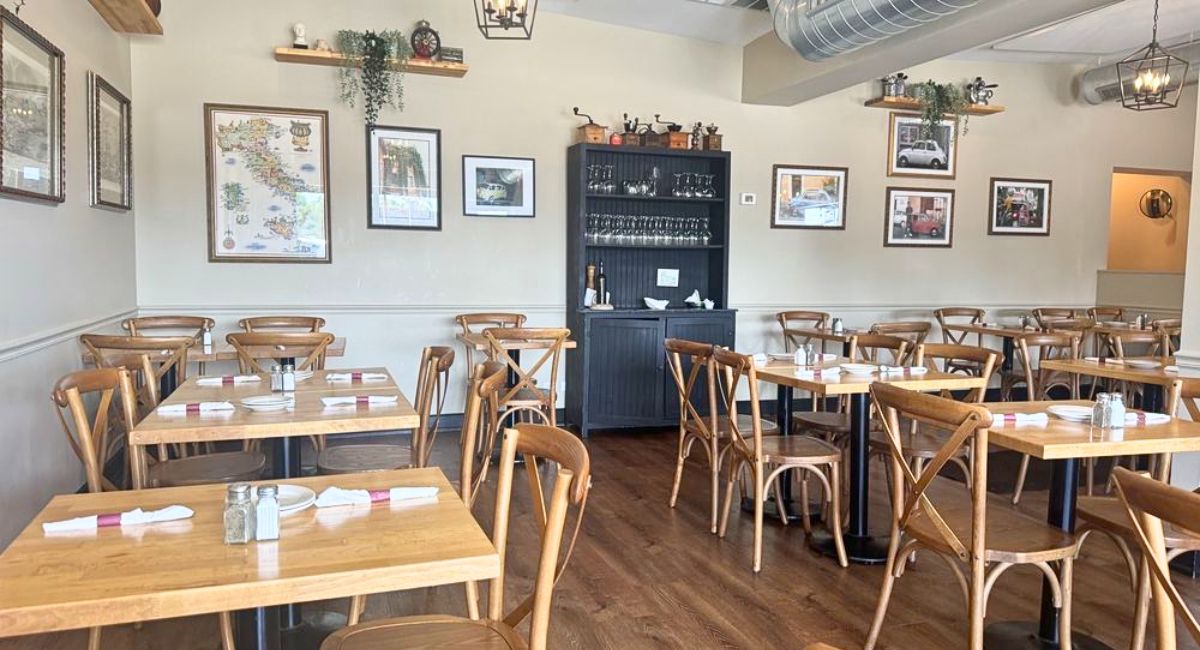 interior of Via Roma in Des Plaines, IL