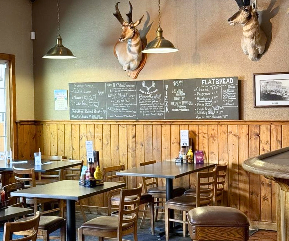 interior of Racks Bar and Grill in Ely, NV