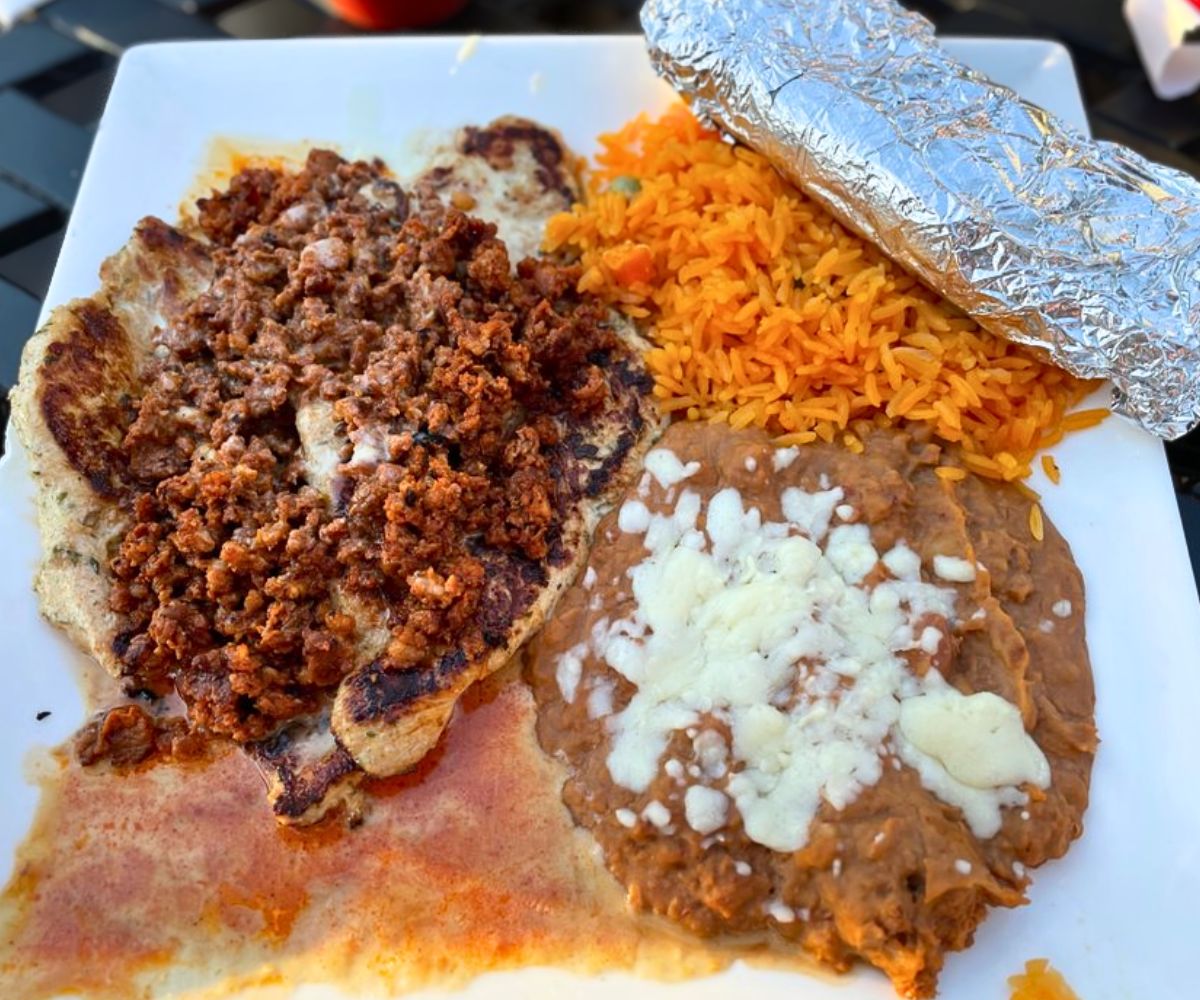 Chori Pollo at Tequila Real Mexican Grill in Milton, Delaware
