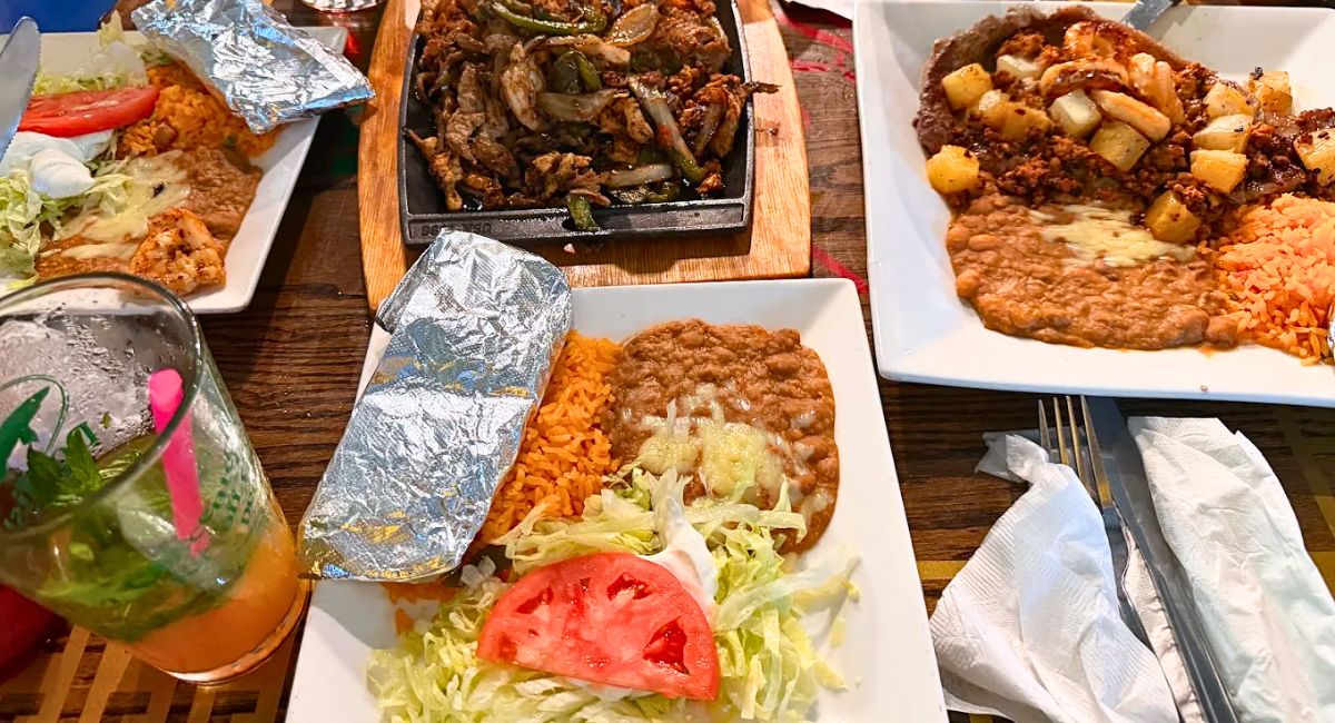 spread at Tequila Real Mexican Grill in Milton, Delaware