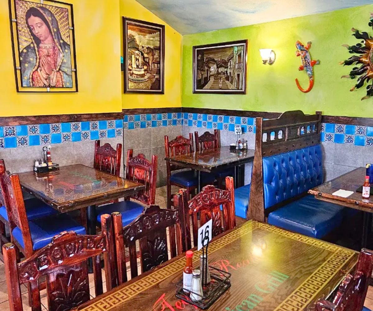 interior of Tequila Real Mexican Grill in Milton, Delaware